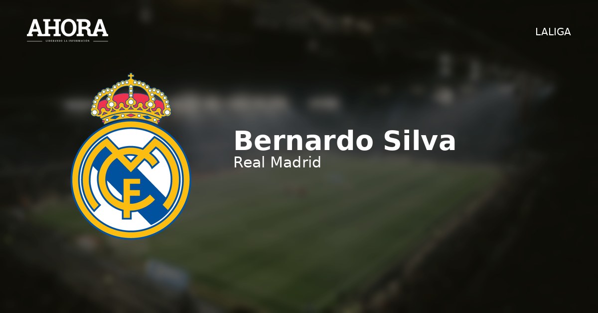 Bernardo Silva debuta con el Real Madrid y promete "ayudar en todo"