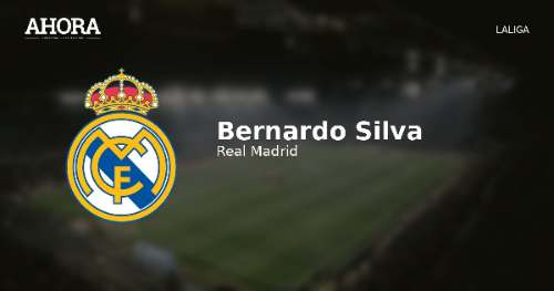 Bernardo Silva debuta con el Real Madrid y promete "ayudar en todo"