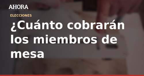 Miembros de mesa cobrarán S/165 en Elecciones Regionales y Municipales 2026