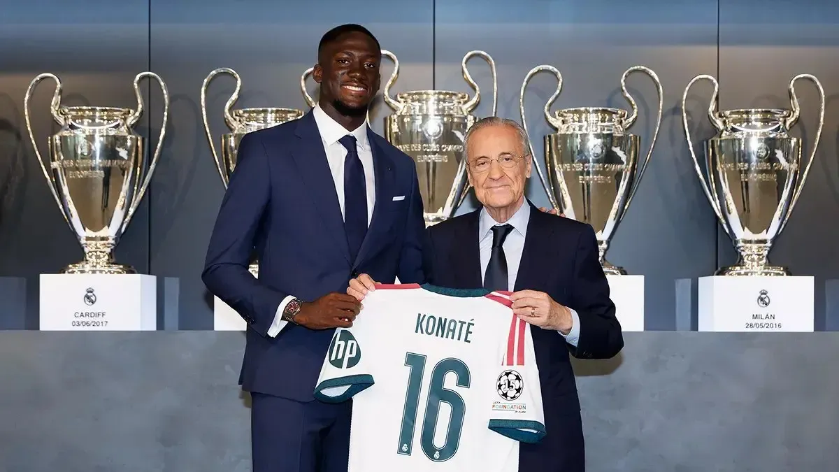 Ibrahima Konaté fue presentado oficialmente como nuevo jugador del Real Madrid