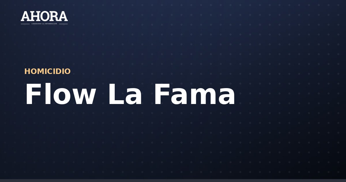 Flow La Fama: productor musical es baleado en el Callao