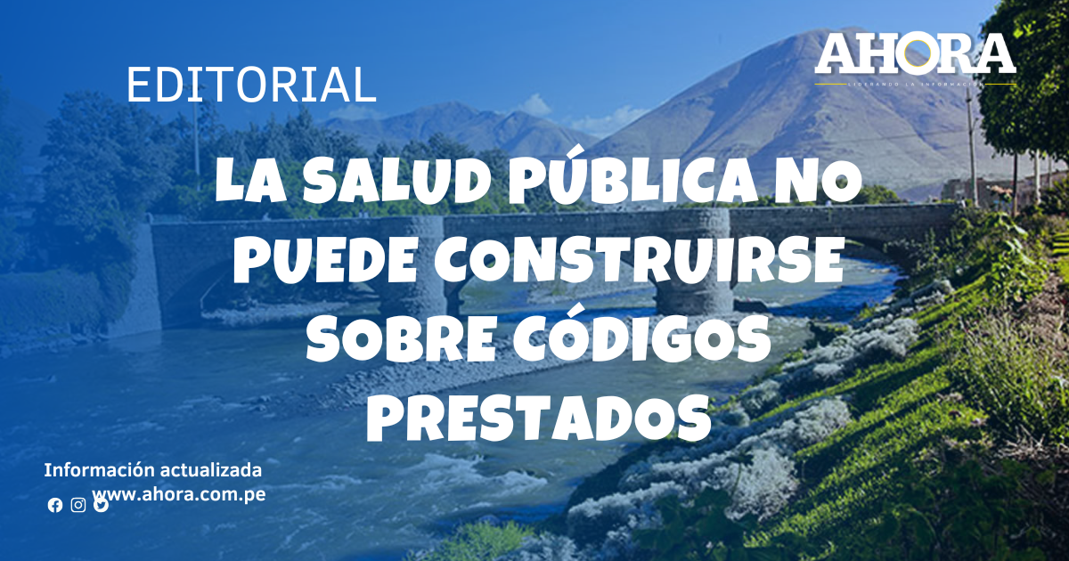 La salud pública no puede construirse sobre códigos prestados