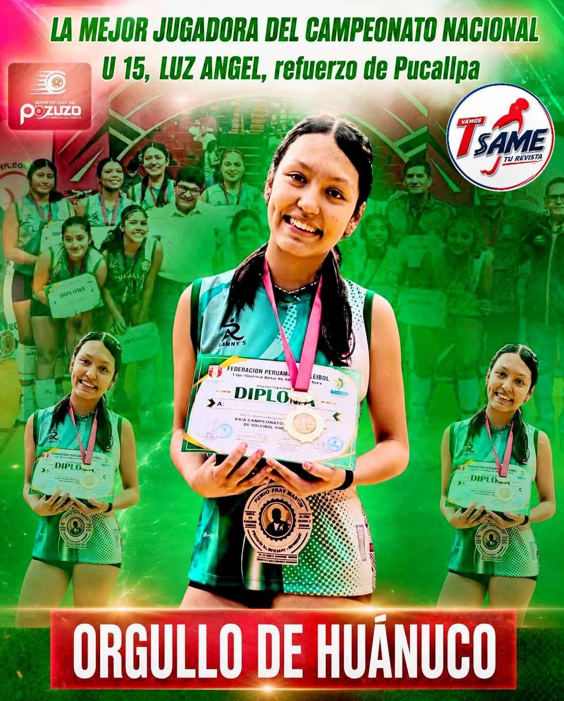 Luz Ángel brilla como campeona nacional