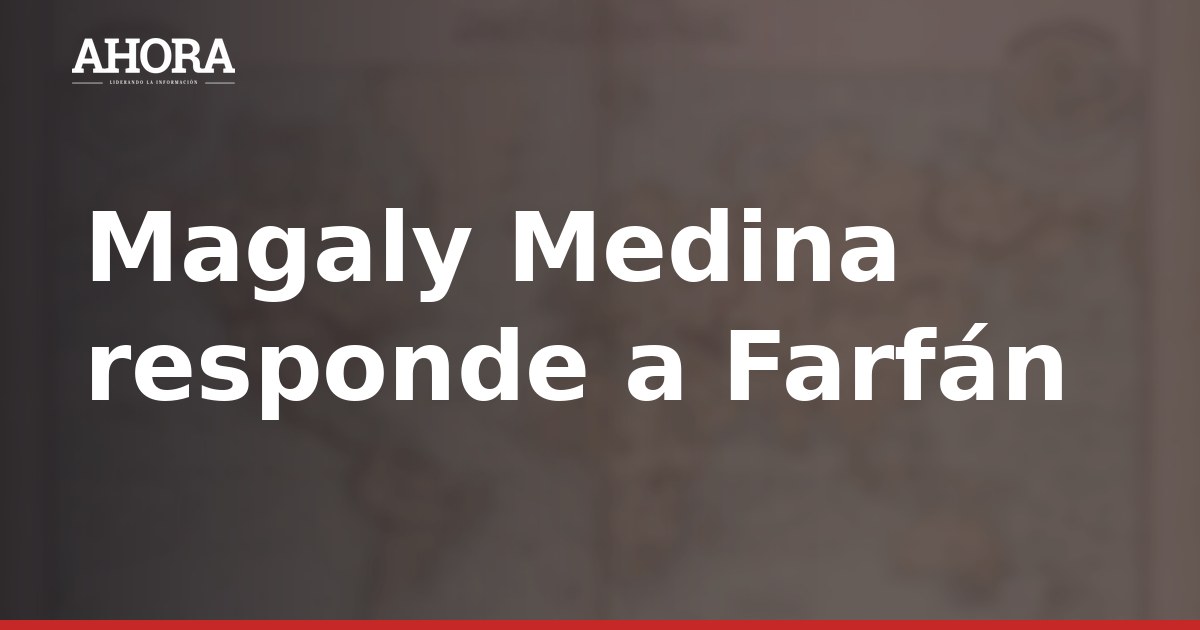 Magaly Medina responde a Farfán con video desde Ibiza