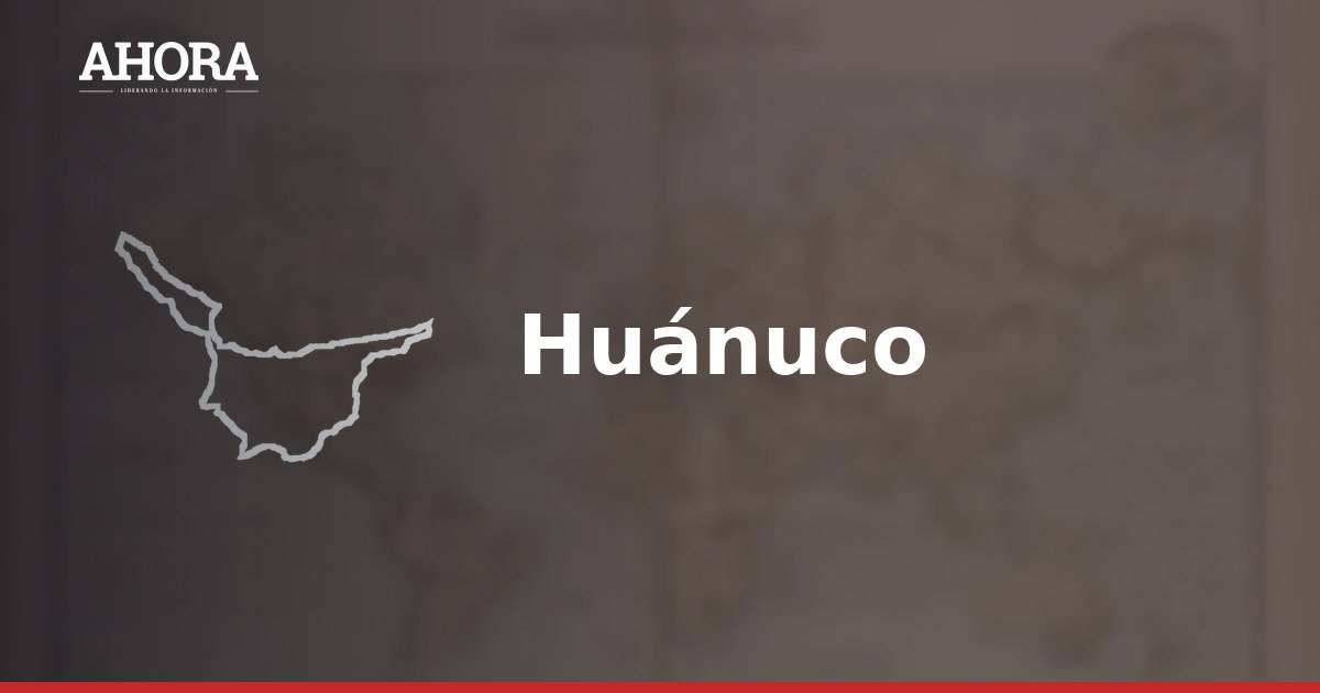 Trasladan a Huánuco a motociclista accidentado en Cárpish