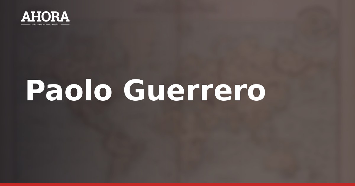 Paolo Guerrero: “El plantel está bien y enfocado. Estamos muy pendientes del objetivo”