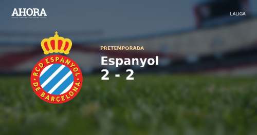 Espanyol empata 2-2 ante Burnley en amistoso con gol de Kike García en el final