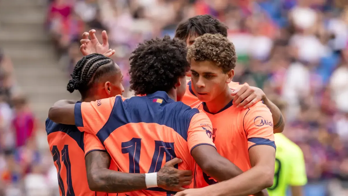 Hamza Abdelkarim se reivindica como el Pichichi de la pretemporada del Barça ante el Basilea