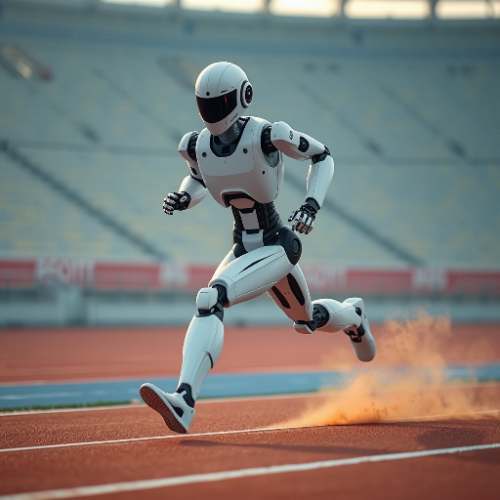 Robots humanoides superan el récord de Usain Bolt en los 100 metros en Beijing