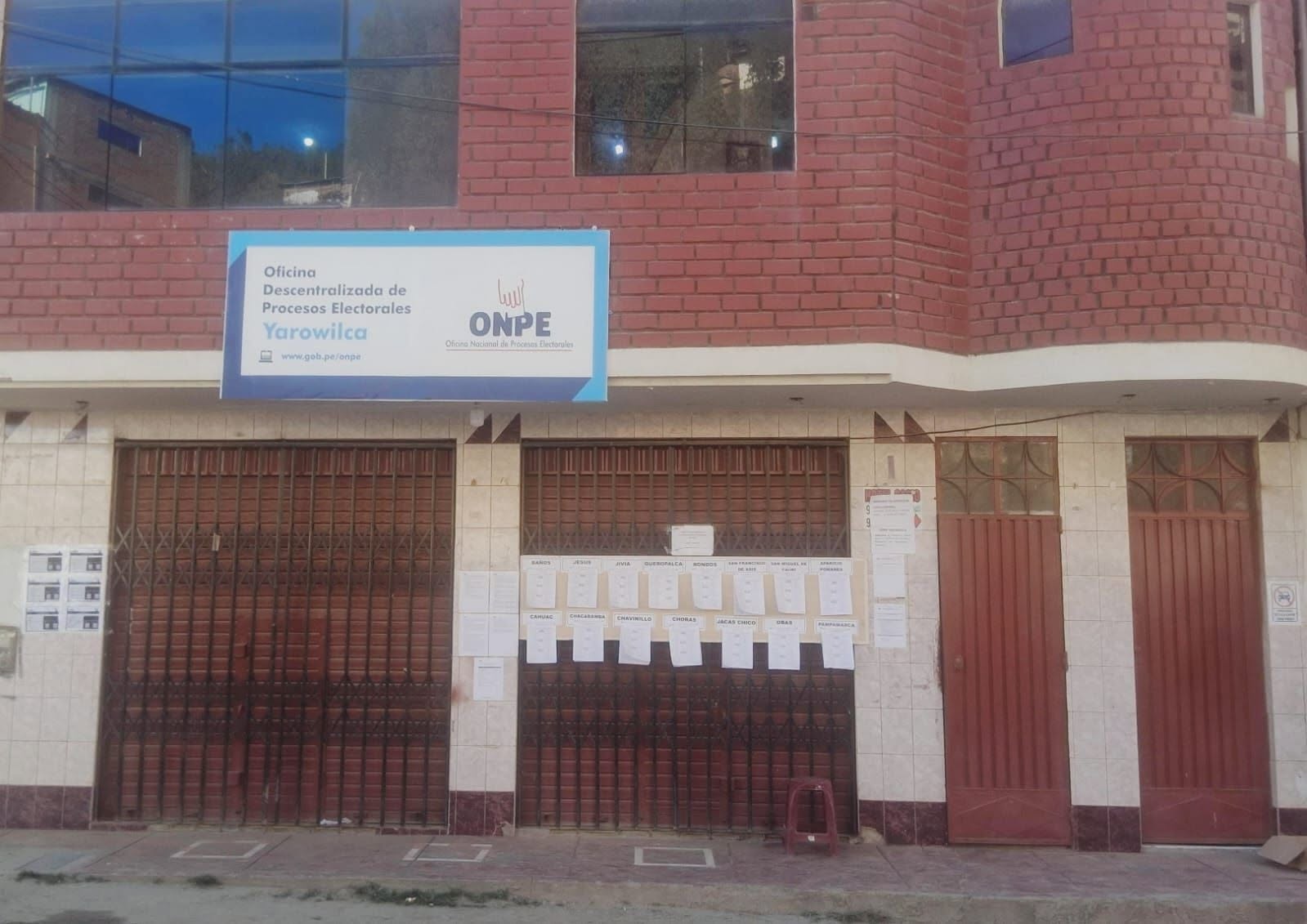 ODPE Yarowilca afirma que Policía no responde oficios para coordinar seguridad electoral