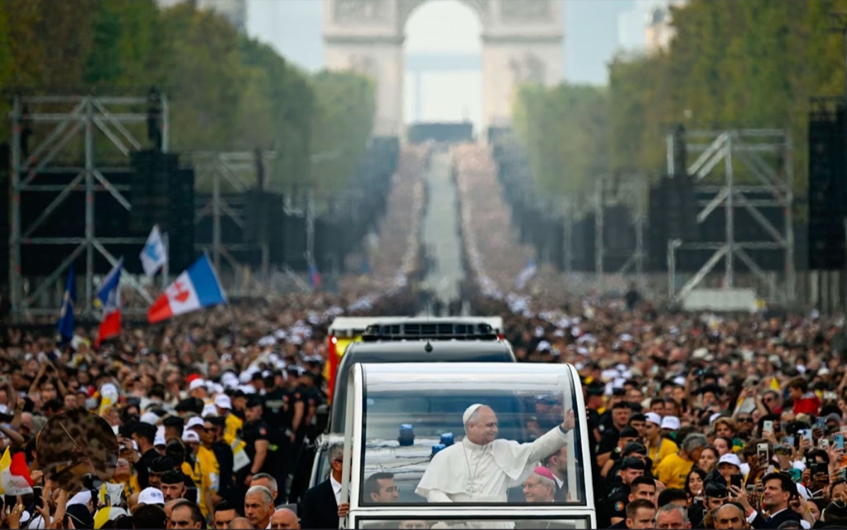 León XIV congrega a un millón de personas durante histórica visita a Francia