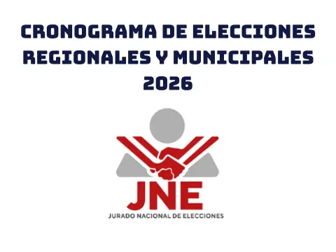 Cronograma Electoral Optimizado - Elecciones Regionales y Municipales (ERM 2026)