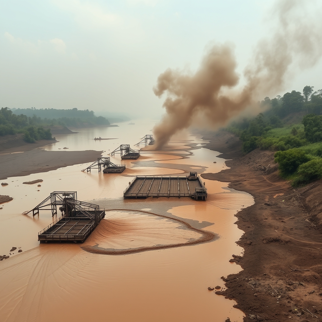 Minería ilegal: tiendas de oro aportan el 93% del mercurio en el aire de Madre de Dios