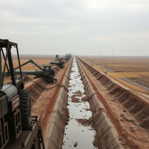 El canal soviético de 227 km que se excavó en 20 meses y quedó demasiado somero