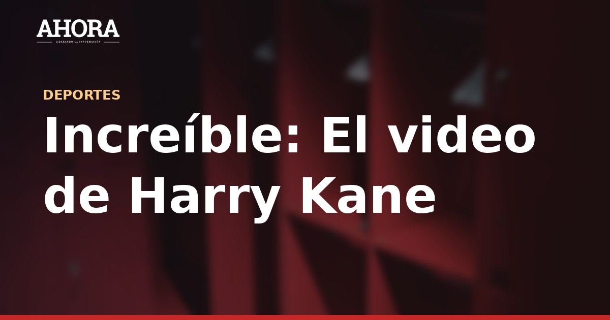 Harry Kane evalúa ser pateador de la NFL tras video viral pateando un ovoide