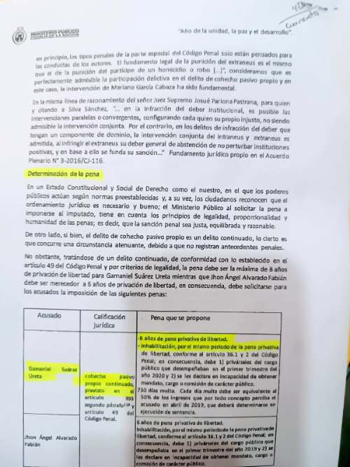 Fiscalía pide 8 años de cárcel para exalcalde de San Francisco de Asís por cohecho; hoy declara el excoordinador
