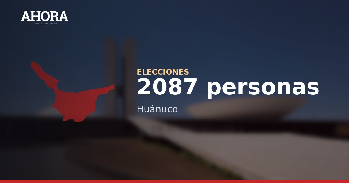 ODPE Huánuco garantiza voto de 2087 personas con discapacidad en elecciones del 4 de octubre