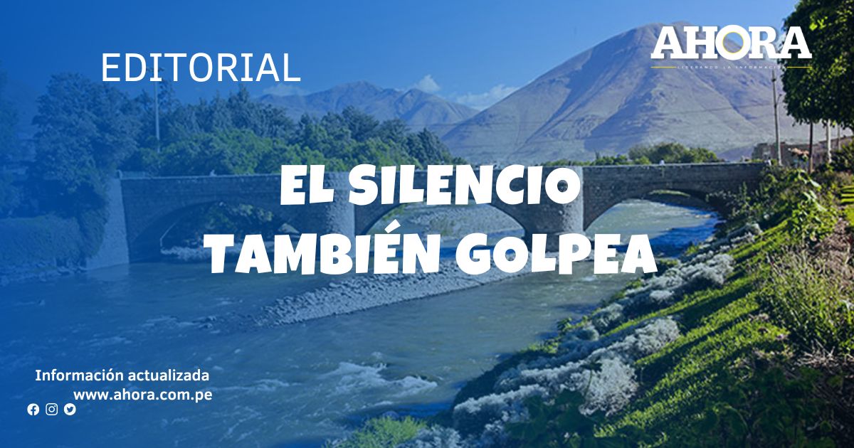 El silencio también golpea