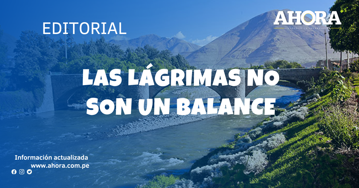 Las lágrimas no son un balance