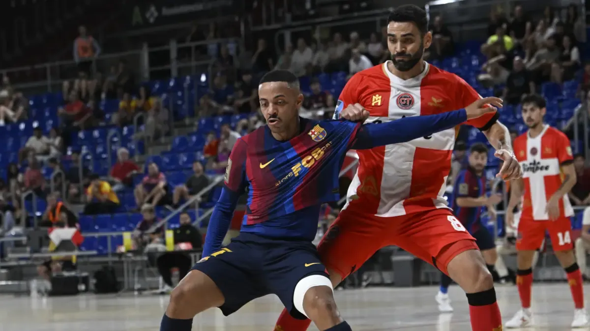 Barça futsal empata 2-2 con Jimbee Cartagena y pierde el liderato