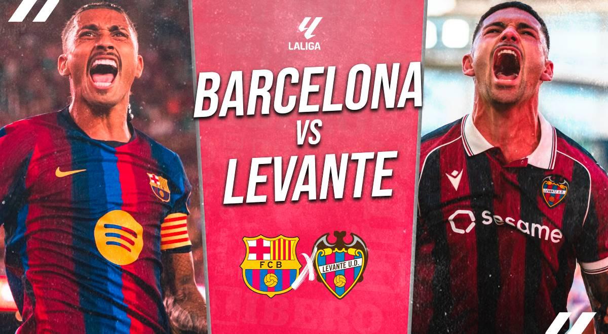 Barcelona visita al Levante por la fecha 5 de LaLiga: hora, canales y cómo verlo
