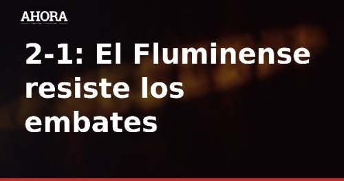 Fluminense resiste en Buenos Aires y elimina a Platense en cuartos de la Libertadores