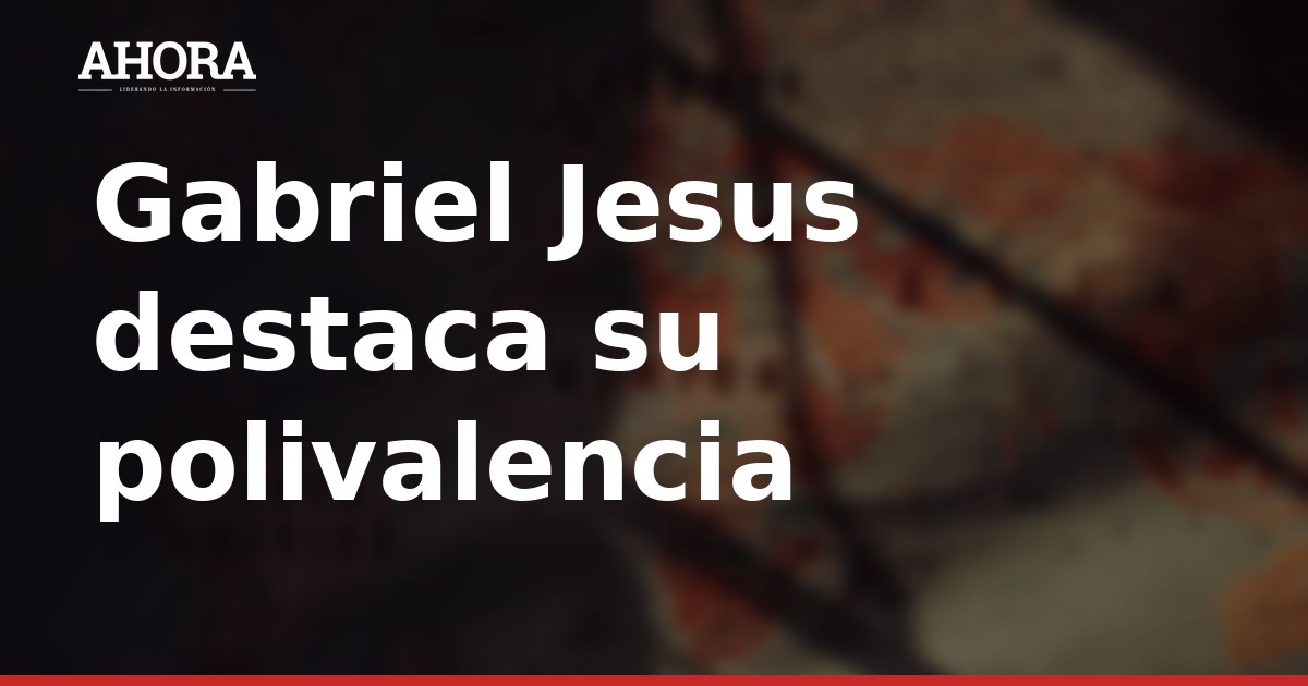 Gabriel Jesus es presentado en el Barcelona y se ofrece como 'uno más que puede ayudar'