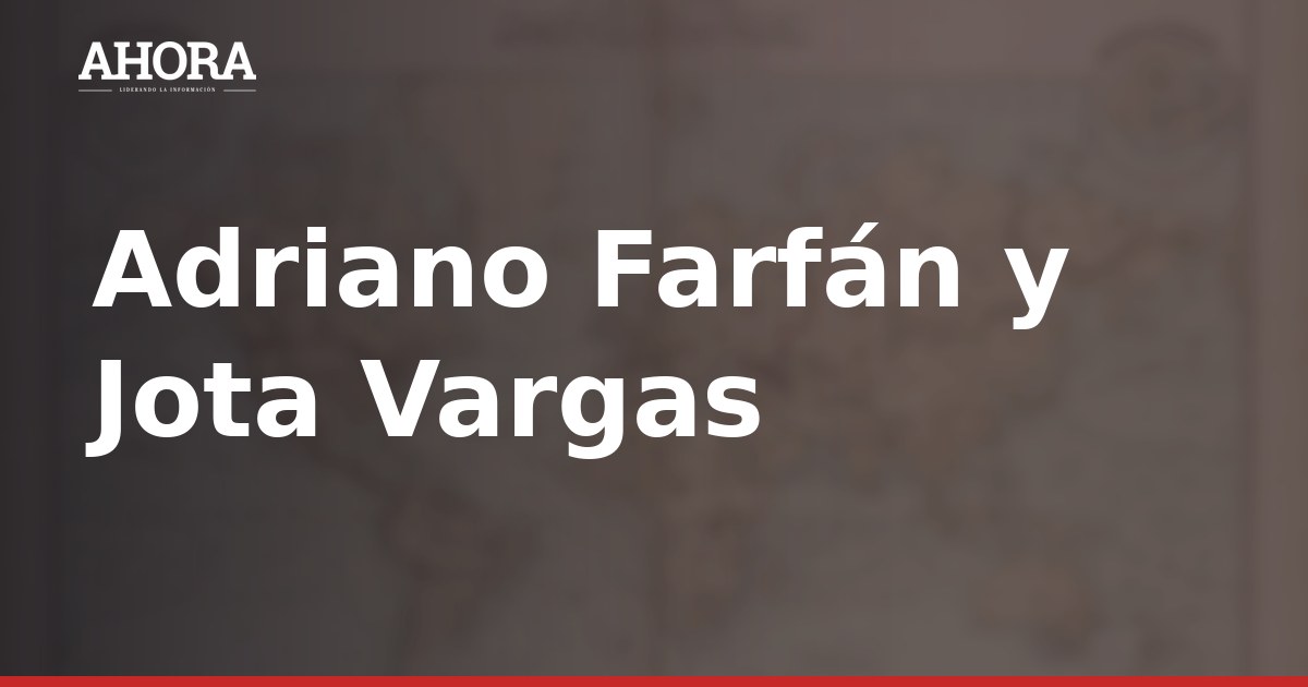 Adriano Farfán y Jota Vargas: los hijos de ídolos peruanos que eligieron otros deportes