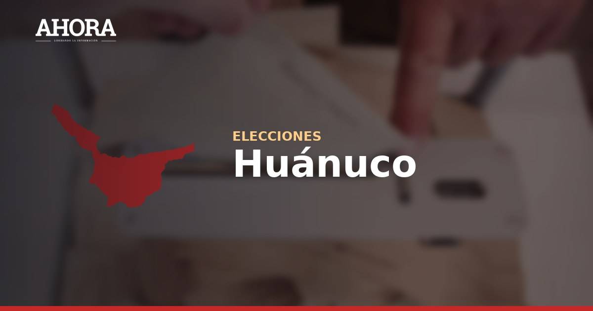 Quince listas compiten por la alcaldía provincial de Huánuco