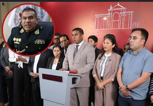 Juntos por el Perú plantea facilitar remoción anticipada del jefe de la PNP
