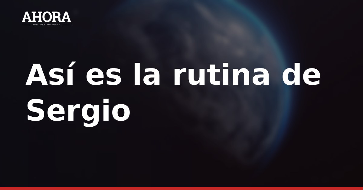Sergio Ramos revela su rutina a los 40: ayuno intermitente y cardio diario
