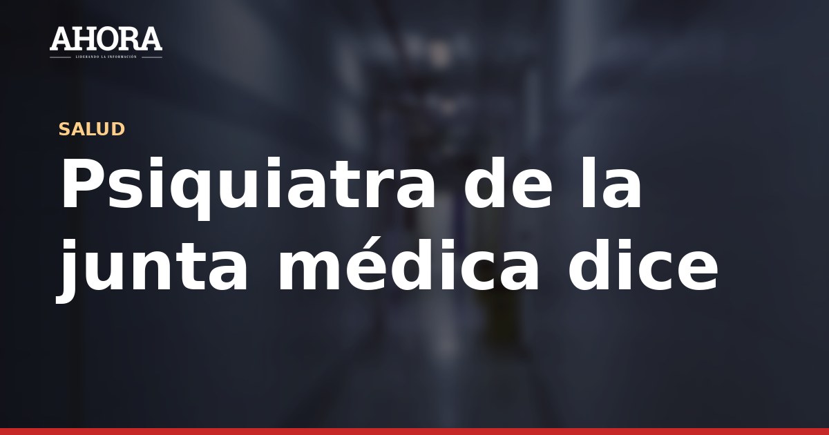 Psiquiatra de la junta médica afirma que Maradona debió ser internado en una clínica