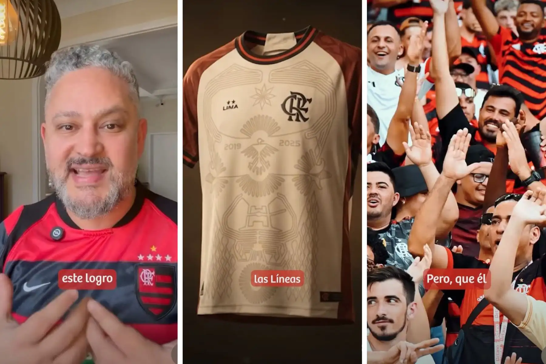 Flamengo presenta camiseta inspirada en las Líneas de Nasca en homenaje al Perú
