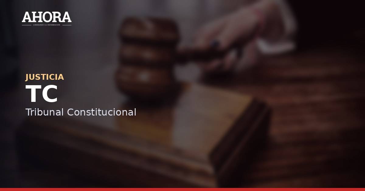 Magistrados del TC eligen este miércoles a nuevo presidente
