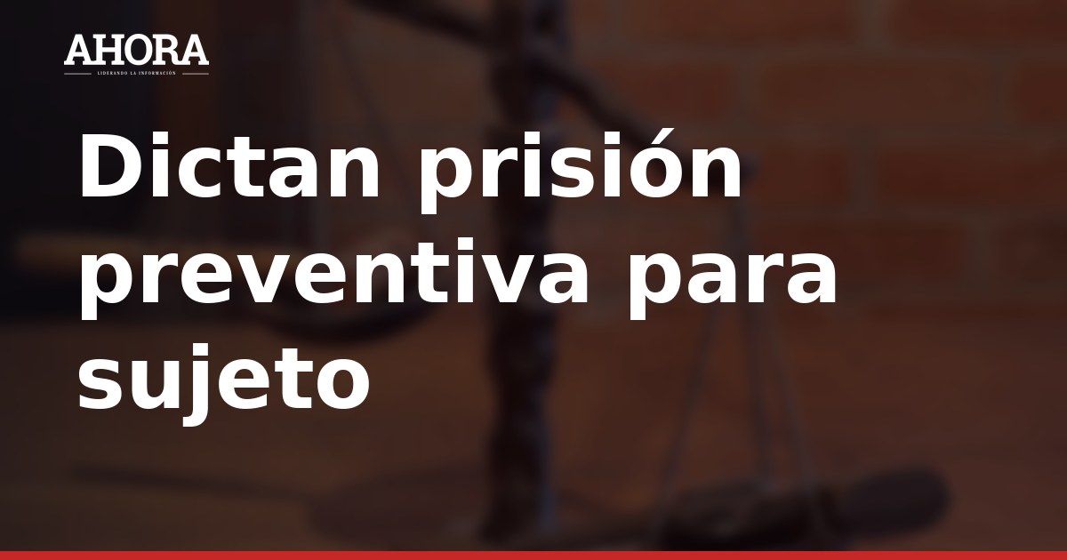 Prisión preventiva para sujeto sindicado de abusar de un varón con discapacidad en Huánuco