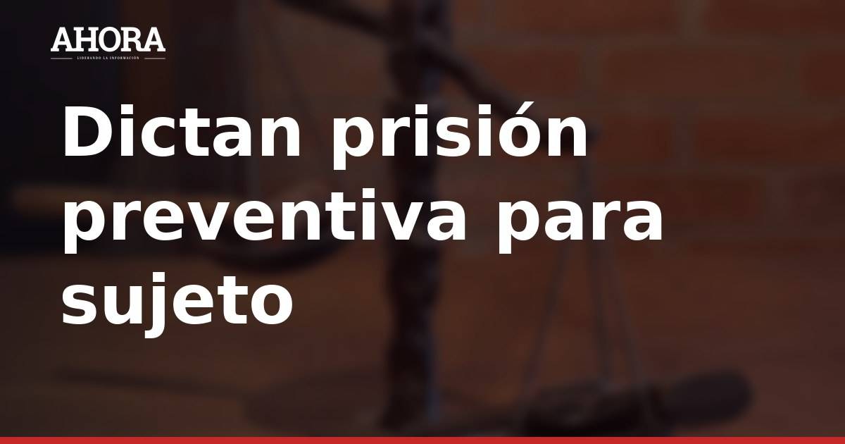 Prisión preventiva para sujeto sindicado de abusar de un varón con discapacidad en Huánuco