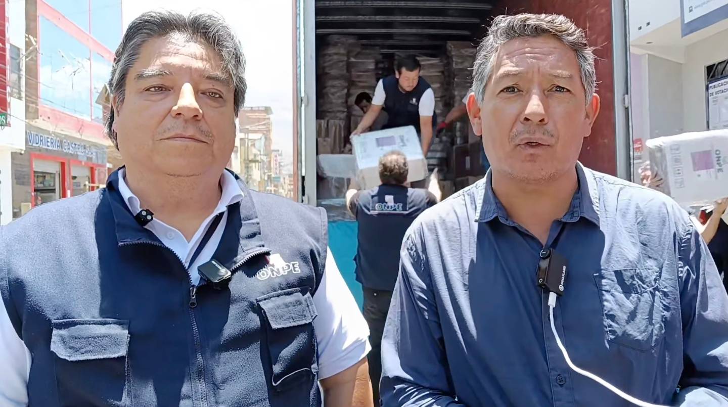Llegó el material electoral a Huánuco, pero un local de votación quedó fuera: no tenía cerco