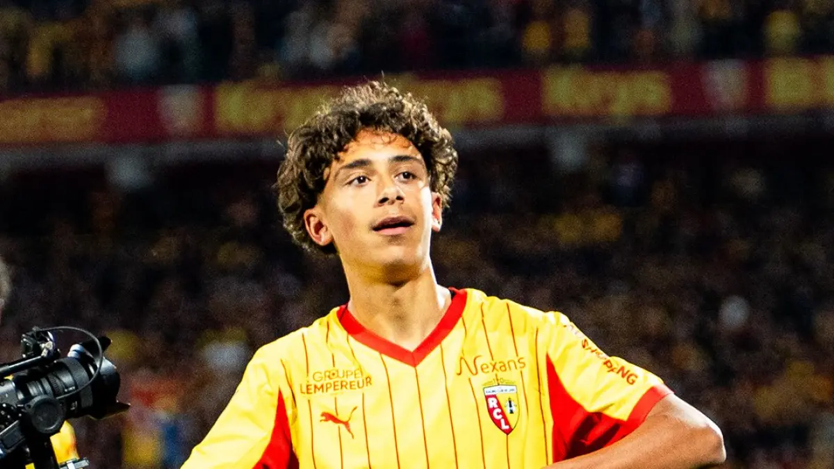Mezian Soares, la joya de 16 años del Lens, brilla en la Champions y lo comparan con Lamine Yamal