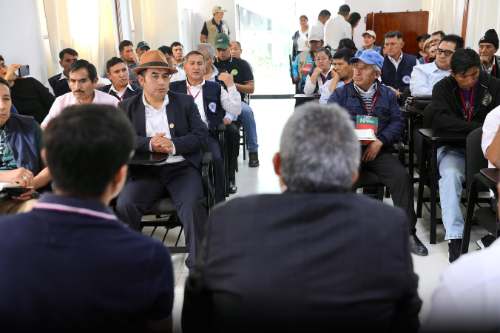 Pulgar exige disculpas al Frente de Defensa de Llata para volver a atenderlo: “Pueden hacer sus marchas que quieran”