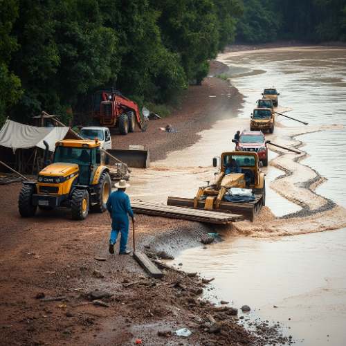 Megaoperativo en Madre de Dios destruye 36 dragas y más de 35 campamentos