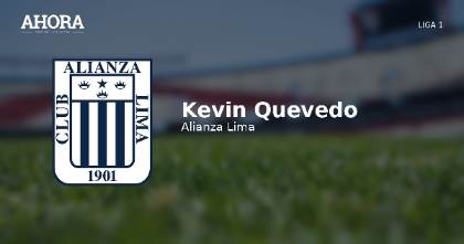 Kevin Quevedo volvió a jugar en Alianza Lima tras cuatro meses de ausencia