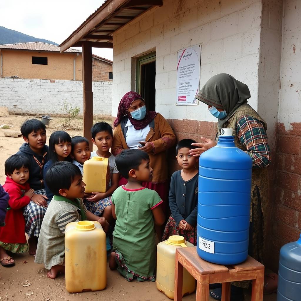 Brigada de salud atiende a escolares y familias de Pachabamba por arsénico en el agua
