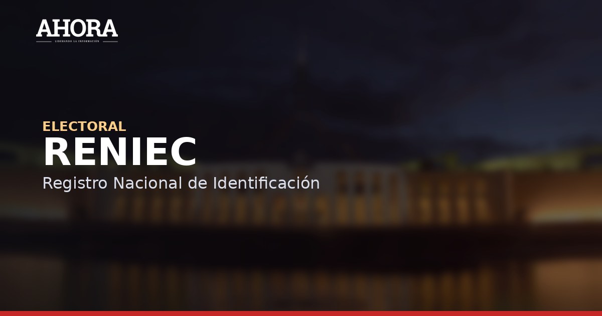 Reniec habilita plataforma para verificar dirección y local de votación antes de las elecciones
