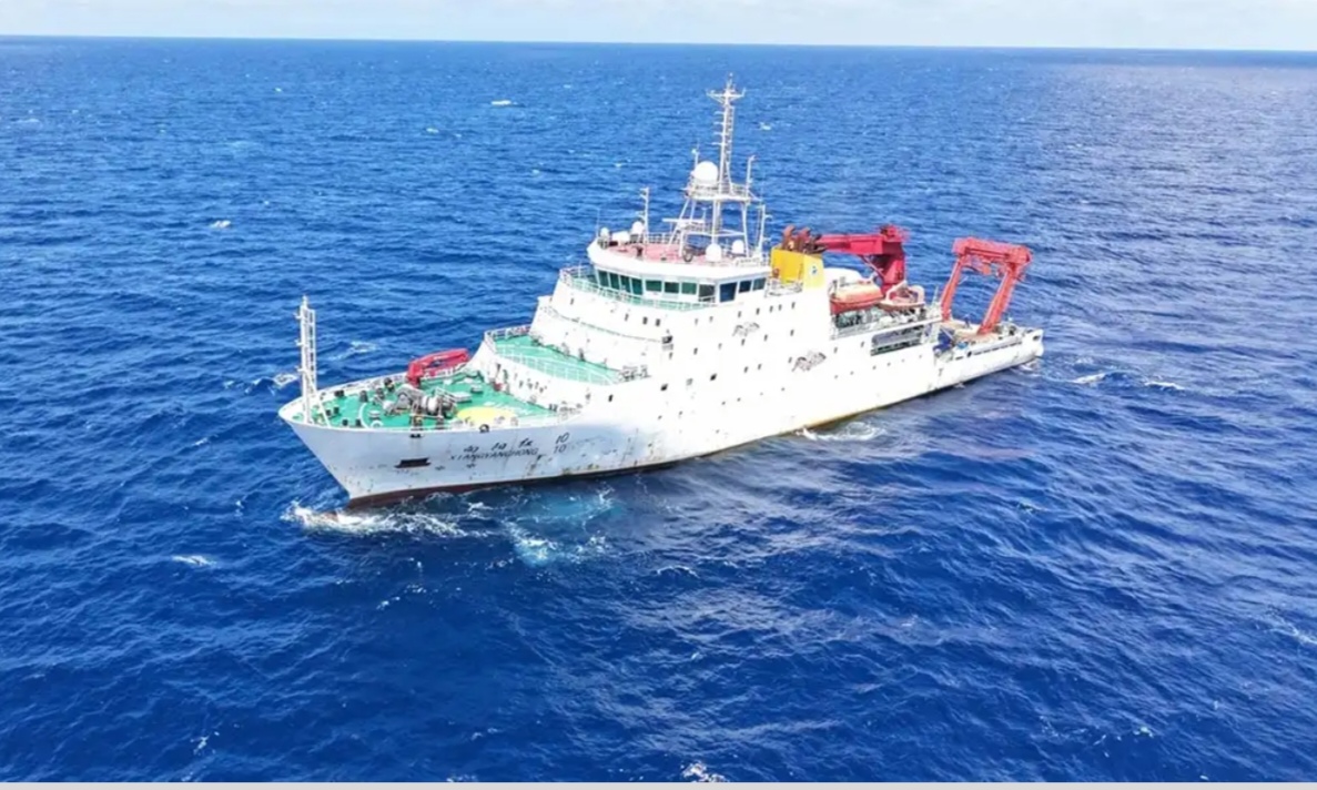 China descubre en el Pacífico un yacimiento submarino con altas concentraciones de oro y plata