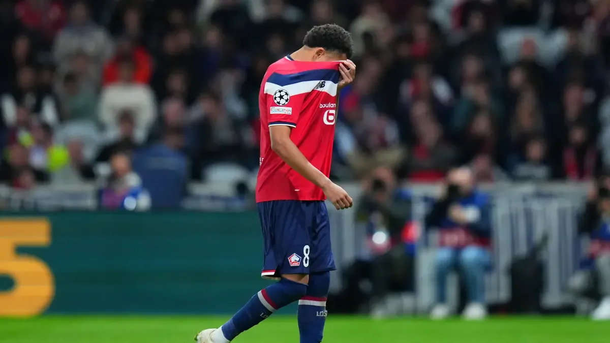 Ethan Mbappé, expulsado en Champions: el hermano de Kylian vio la roja en la derrota del Lille