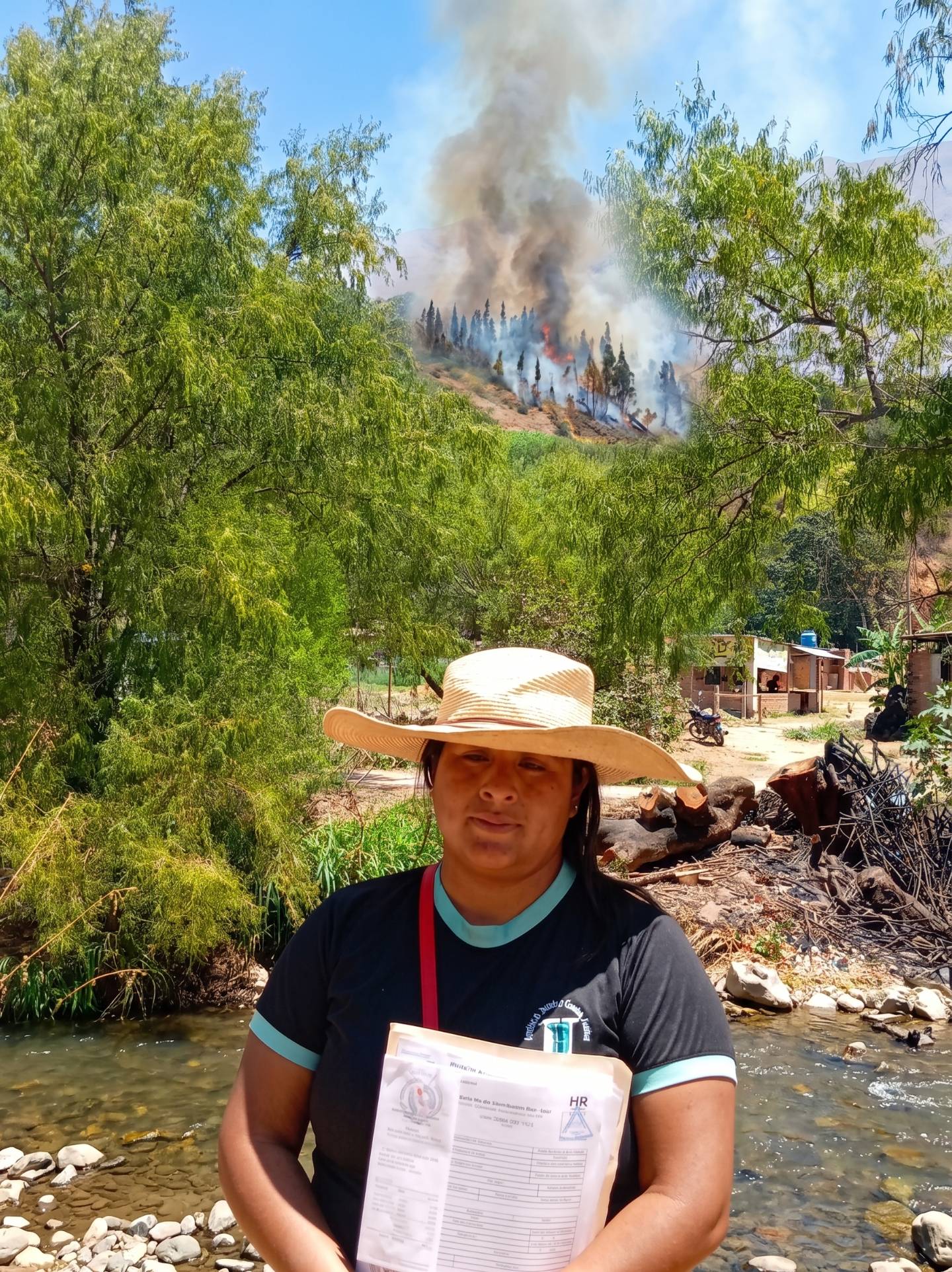 Incendio alcanza plantación de eucaliptos en Kotosh y familia pide investigar el origen