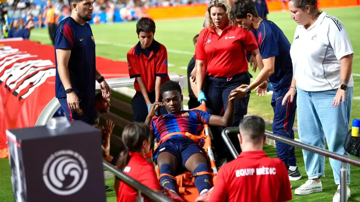 Jesse Bisiwu se lesiona en la final de la Copa Catalunya y es duda para el estreno del filial