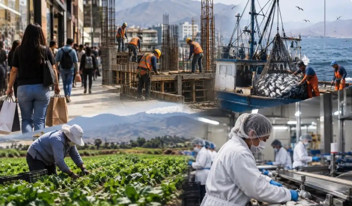 Economía peruana creció 3,56% en julio, pero tres sectores cerraron en rojo
