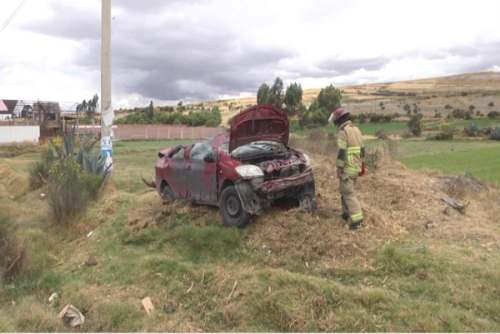 Dos hermanos se accidentan en Sicaya: uno muere y el otro queda grave