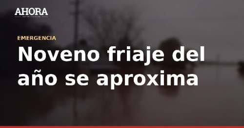 Noveno friaje del año ingresará el 6 de septiembre y afectará la selva